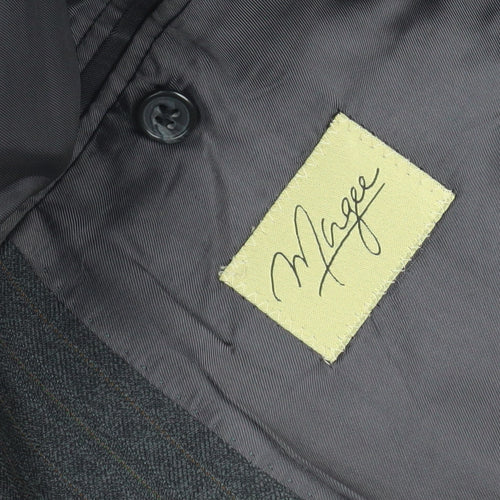 Magee Men's Grey Wool Blazer 44R Notch Lapel Jacket