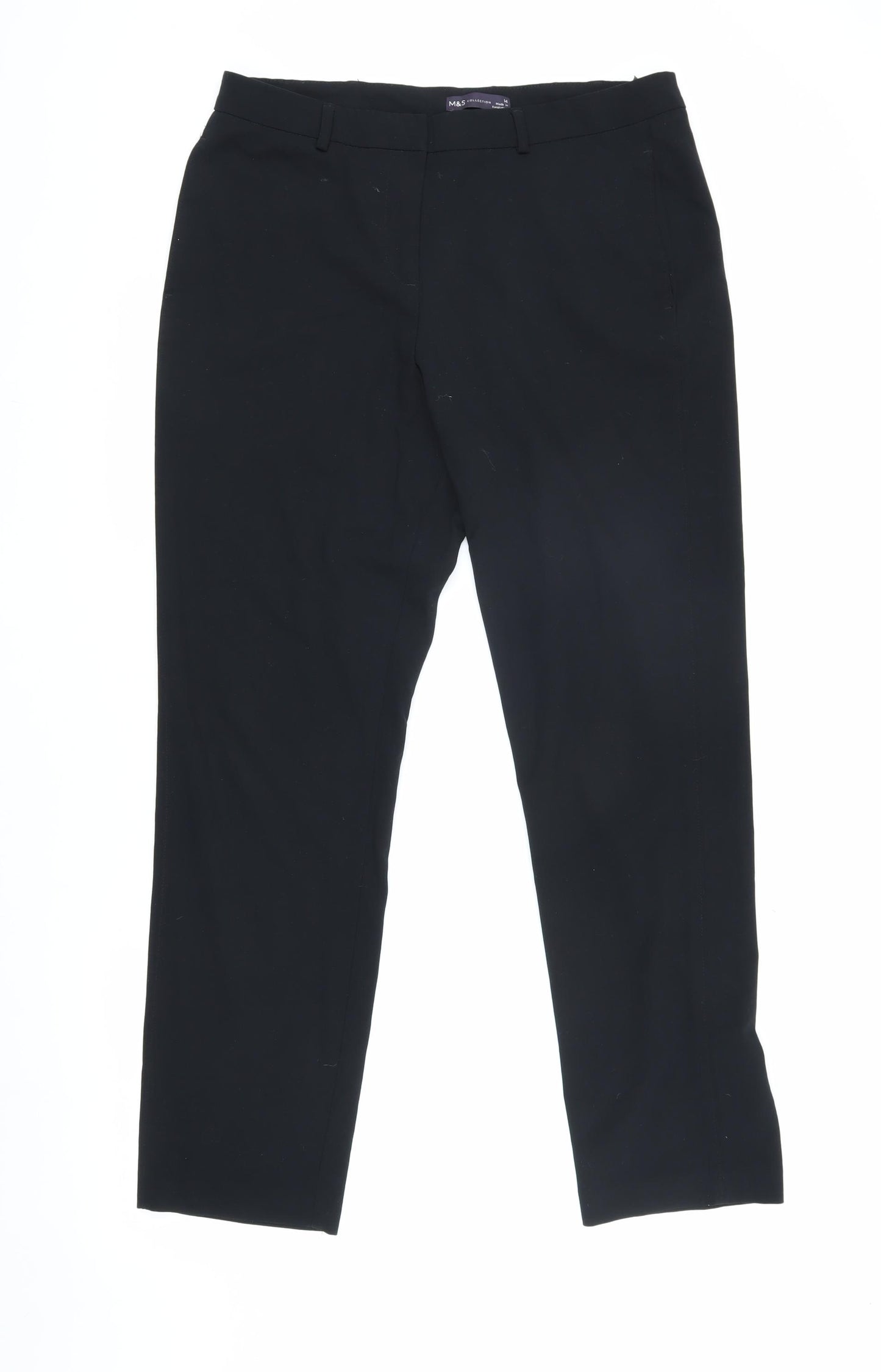 Marks and Spencer Women's Black Trousers Size 14