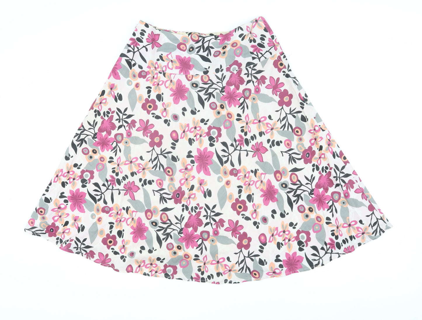 Great Plains Women's Multicoloured Floral A-Line Skirt, Size 10