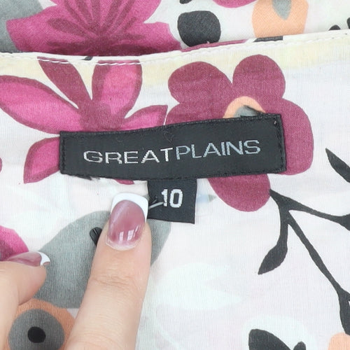 Great Plains Women's Multicoloured Floral A-Line Skirt, Size 10