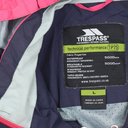 Trespass Women's Pink Puffer Jacket, L, Winter Outdoor