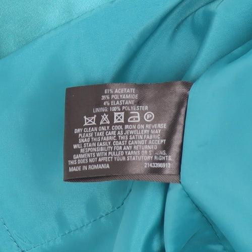 Coast Women's Blue Sleeveless Dress Size 14