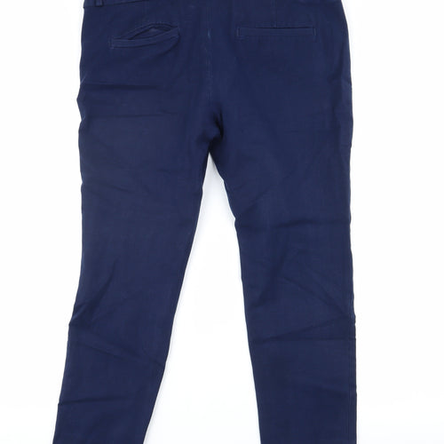 Banana Republic Women's Blue Petite Slim Trousers