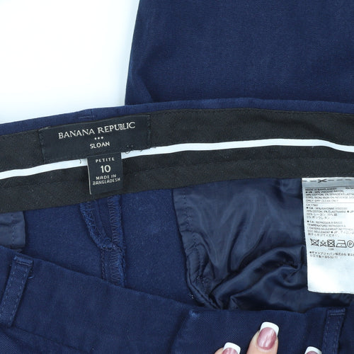 Banana Republic Women's Blue Petite Slim Trousers