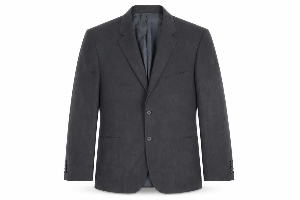 Front view of Marks & Spencer Men's Grey Blazer, 42 Regular Fit