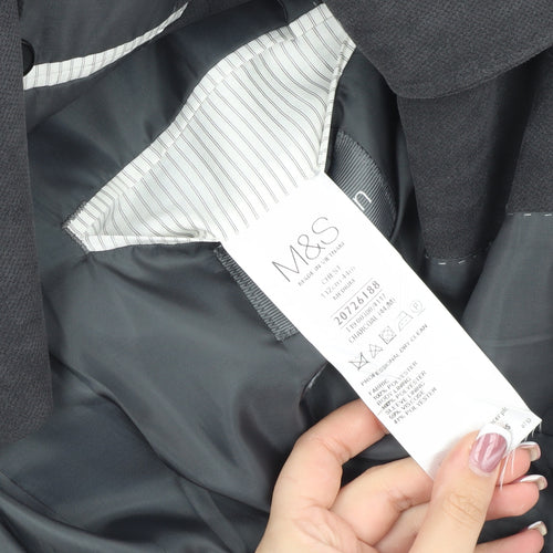 Marks and Spencer Men's Grey Blazer, 42 Regular Fit