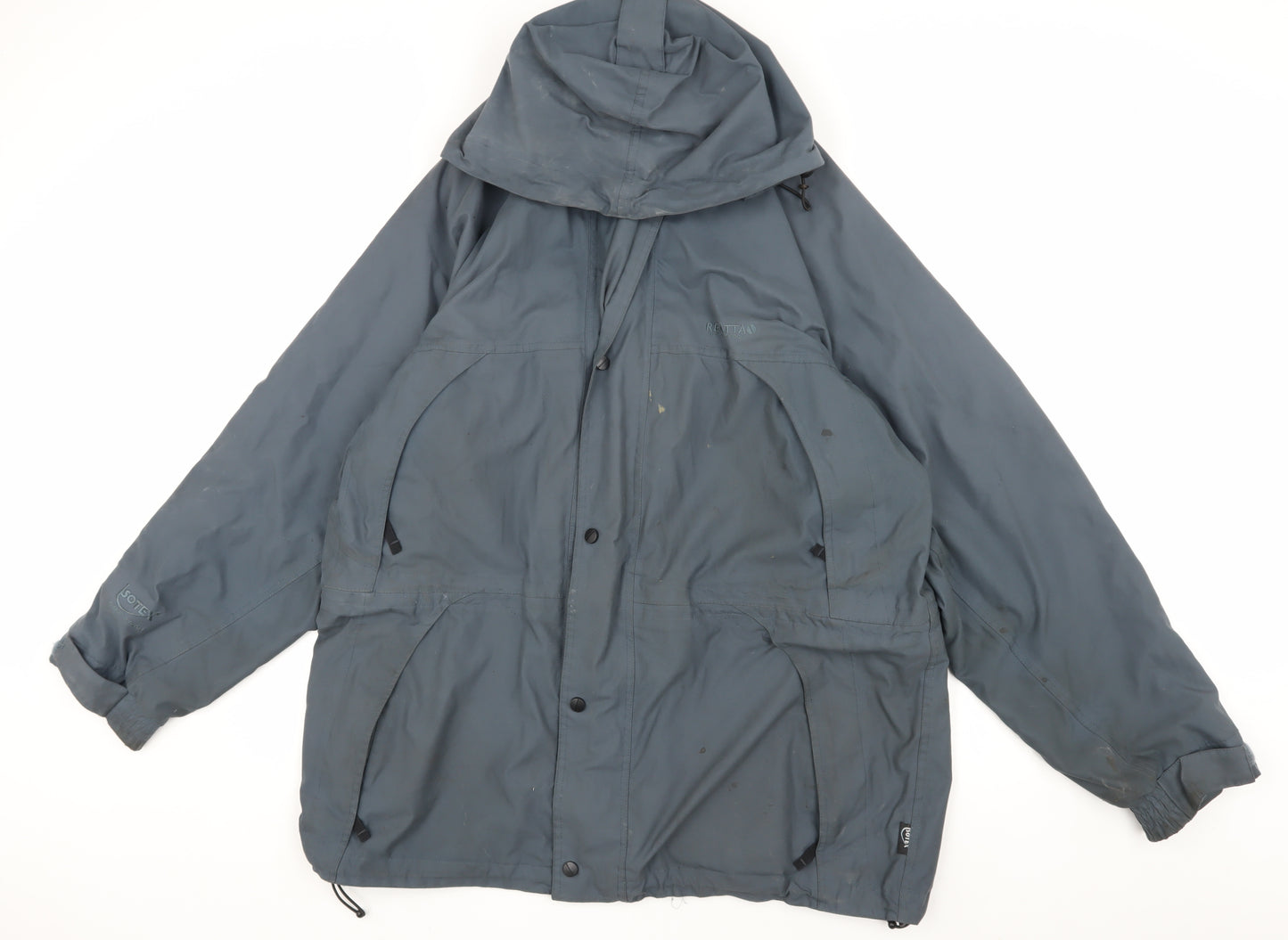 Regatta Men's Blue XL Waterproof Hooded Jacket