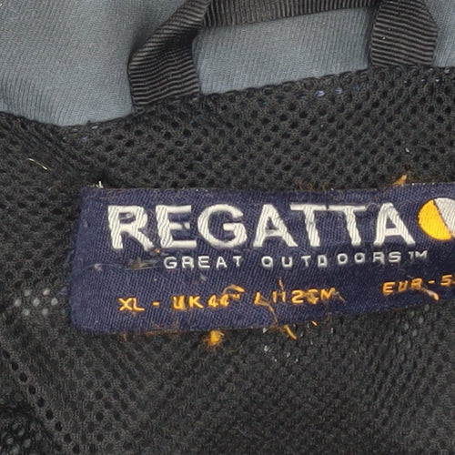 Regatta Men's Blue XL Waterproof Hooded Jacket