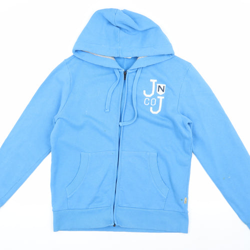 Jack & Jones Men's Blue Hooded Jacket, Size M