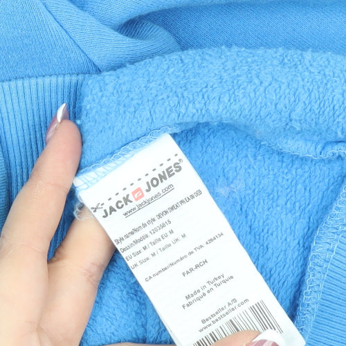 Jack & Jones Men's Blue Hooded Jacket, Size M