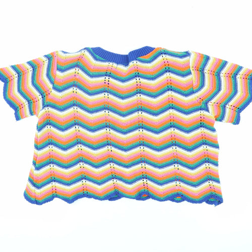 New Look Women's Multicoloured Knit Jumper Size 14