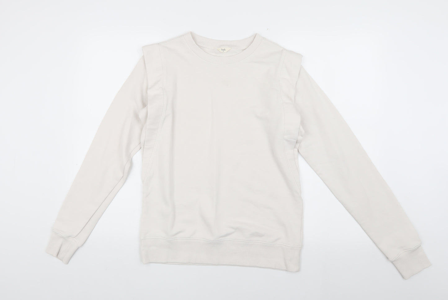hush Women's Ivory XS Pullover Sweatshirt, Casual Wear