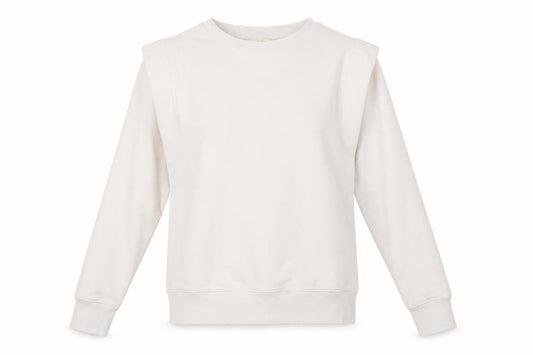 hush Women's Ivory XS Pullover Sweatshirt, Casual Wear