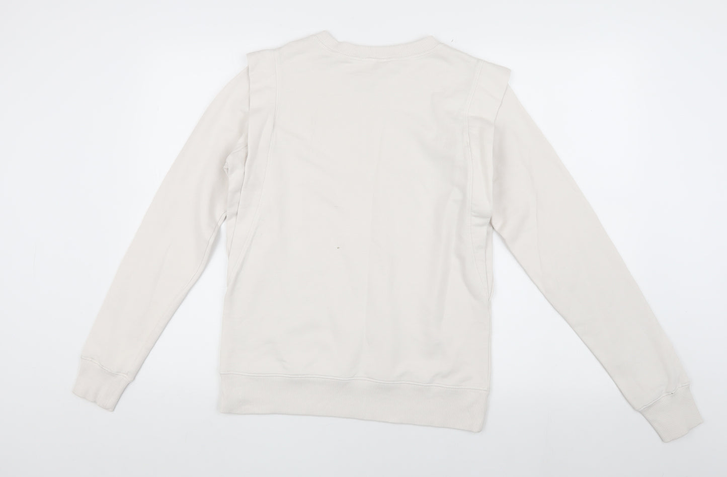 hush Women's Ivory XS Pullover Sweatshirt, Casual Wear