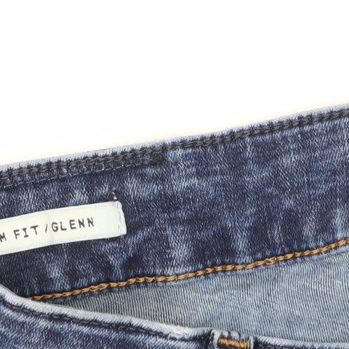 Jack & Jones Men's Blue Slim Straight Jeans