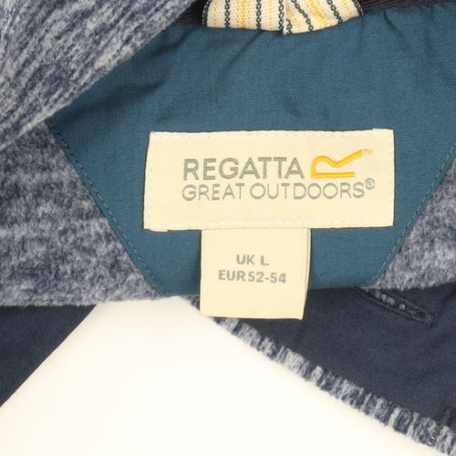 Regatta Men's Blue 1/2 Zip Sweatshirt, Size L