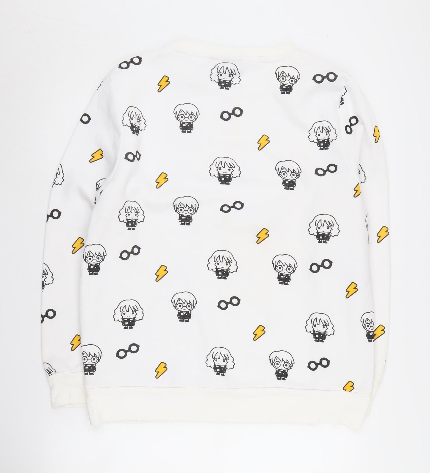 Harry Potter Unisex White Sweatshirt L Pullover