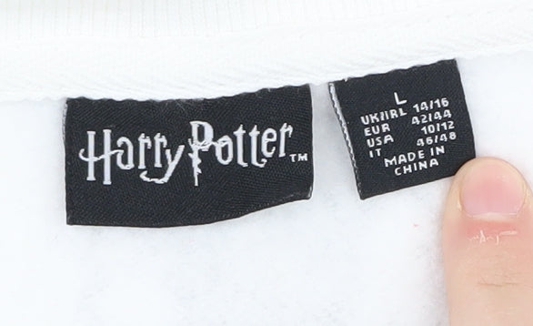 Harry Potter Unisex White Sweatshirt L Pullover