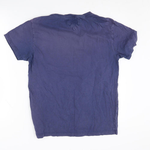 Tommy Jeans Men's Blue Crew Neck T-Shirt Size S