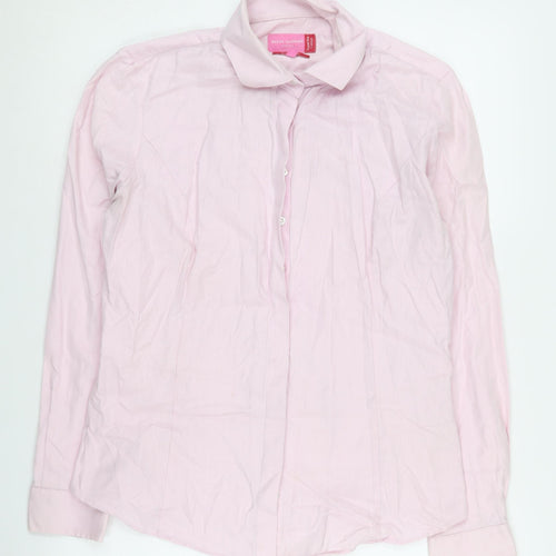 Brook Taverner Men's Pink Long Sleeve Button-Up Shirt
