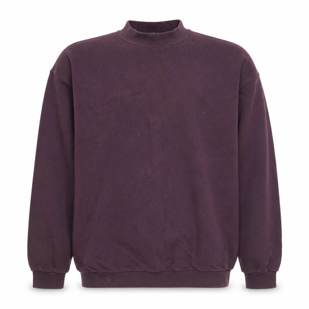 Front view of Hawkshead Men's Purple XL Cotton Pullover Sweatshirt