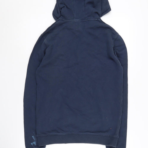 Farah Men's Blue Pullover Hoodie Size S