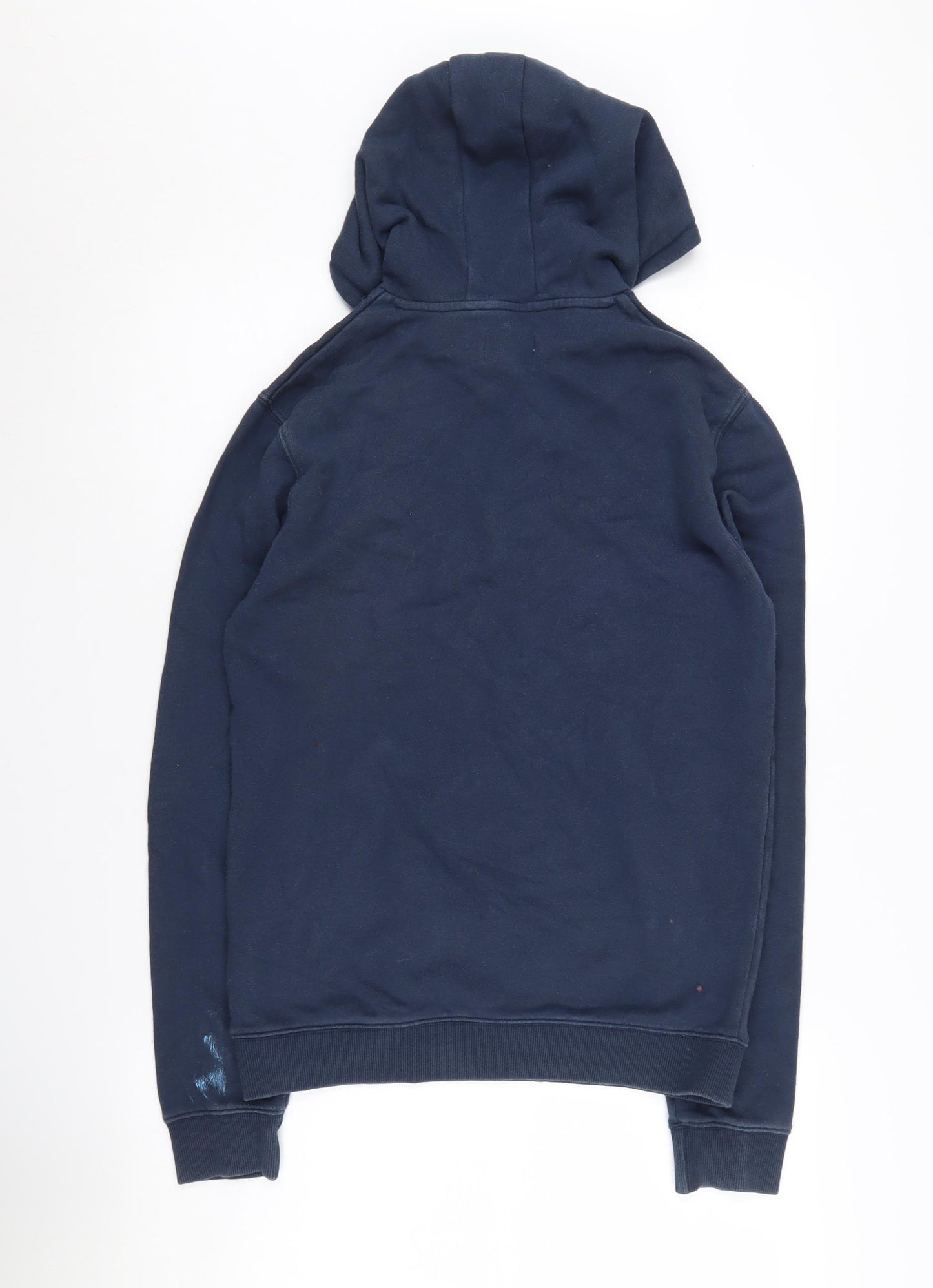 Farah Men's Blue Pullover Hoodie Size S