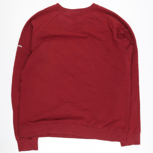 Columbia Men's Red Pullover Sweatshirt L