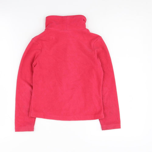 Bench Red Girls Fleece Jacket - 5-6 Years
