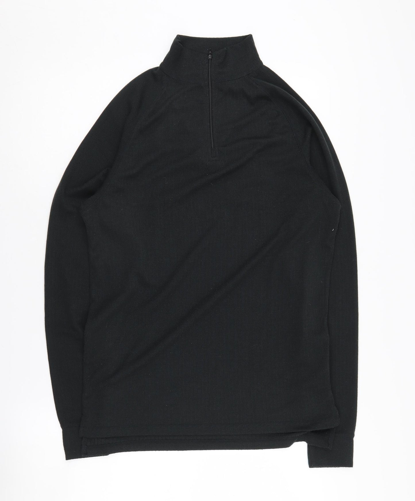Trespass Men's Black 1/4 Zip Pullover, Size M