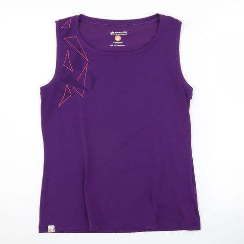 Sprayway Women’s Purple Tank Top UK 12 Crew Neck