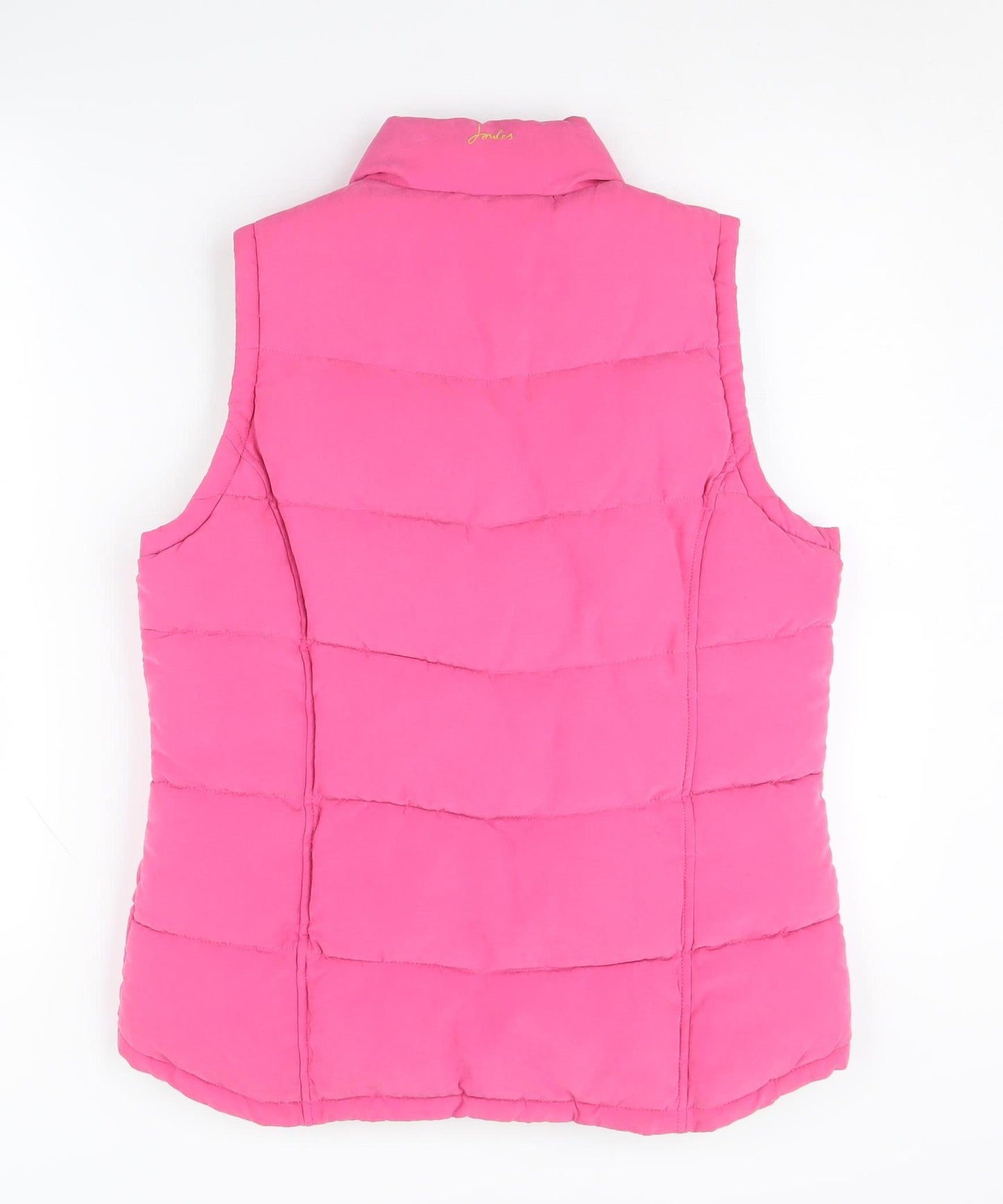 Joules Women’s Pink Padded Waistcoat M Casual Sleeveless
