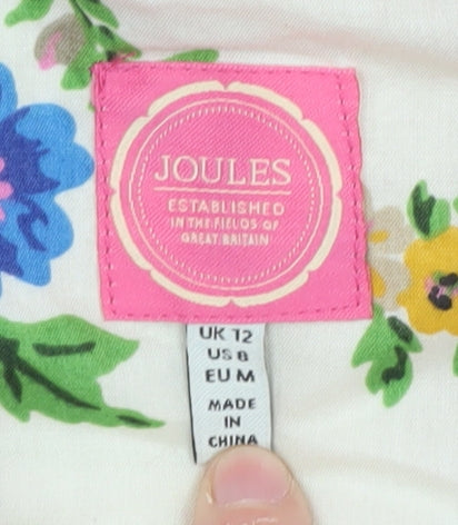 Joules Women’s Pink Padded Waistcoat M Casual Sleeveless