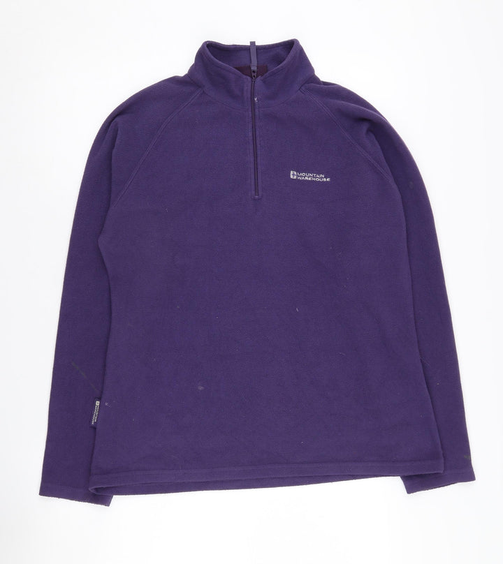 Mountain Warehouse Women's Purple 14 Fleece Sweatshirt
