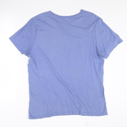 Jack & Jones Blue XL Slim Fit Men’s Graphic T-Shirt