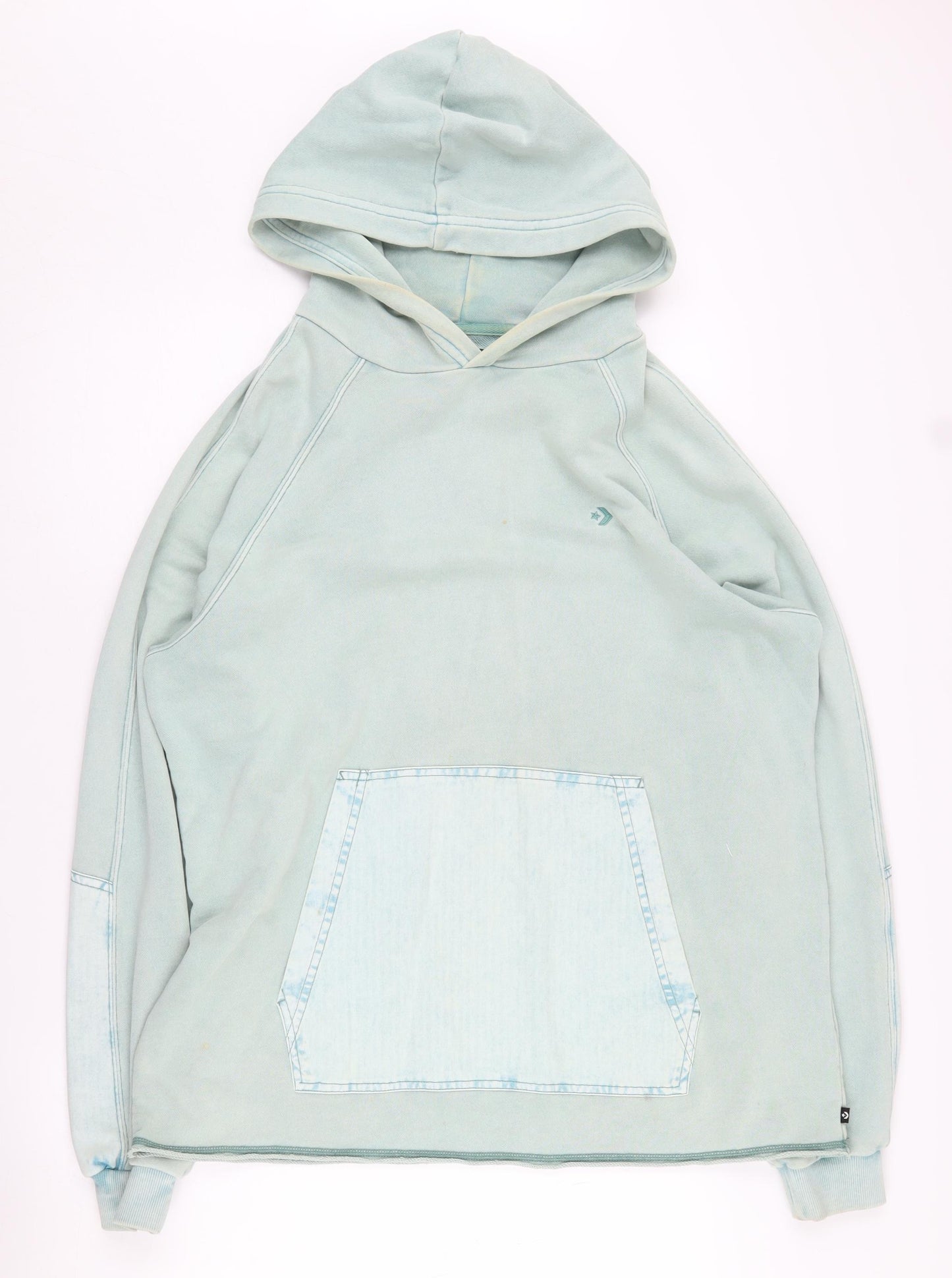 Converse Men’s Green Pullover Hoodie - Size S