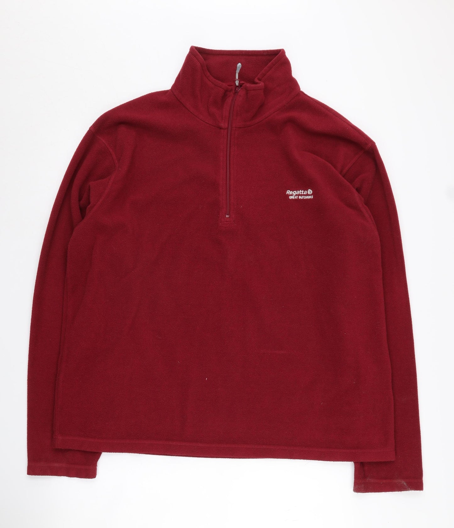 Regatta Men's Red 1/4 Zip Fleece Sweatshirt 2XL