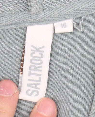 Saltrock Women's Grey Full Zip Hoodie Size 16