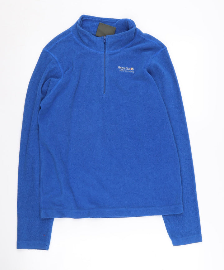 Regatta Boys Blue 1/2 Zip Sweatshirt Age 12 Years