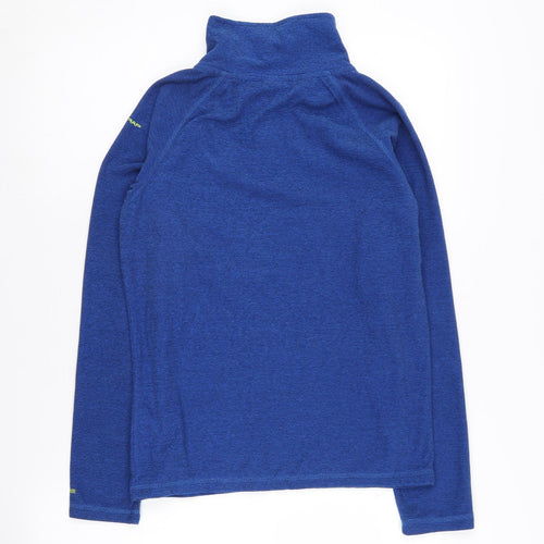 Trespass Boys Blue 1/4 Zip Sweatshirt, 11-12 Years, Lightweight Activewear