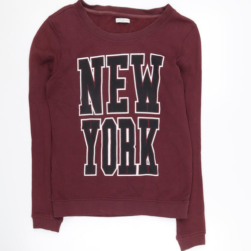Jacqueline de Yong Women's Red Pullover Sweatshirt S