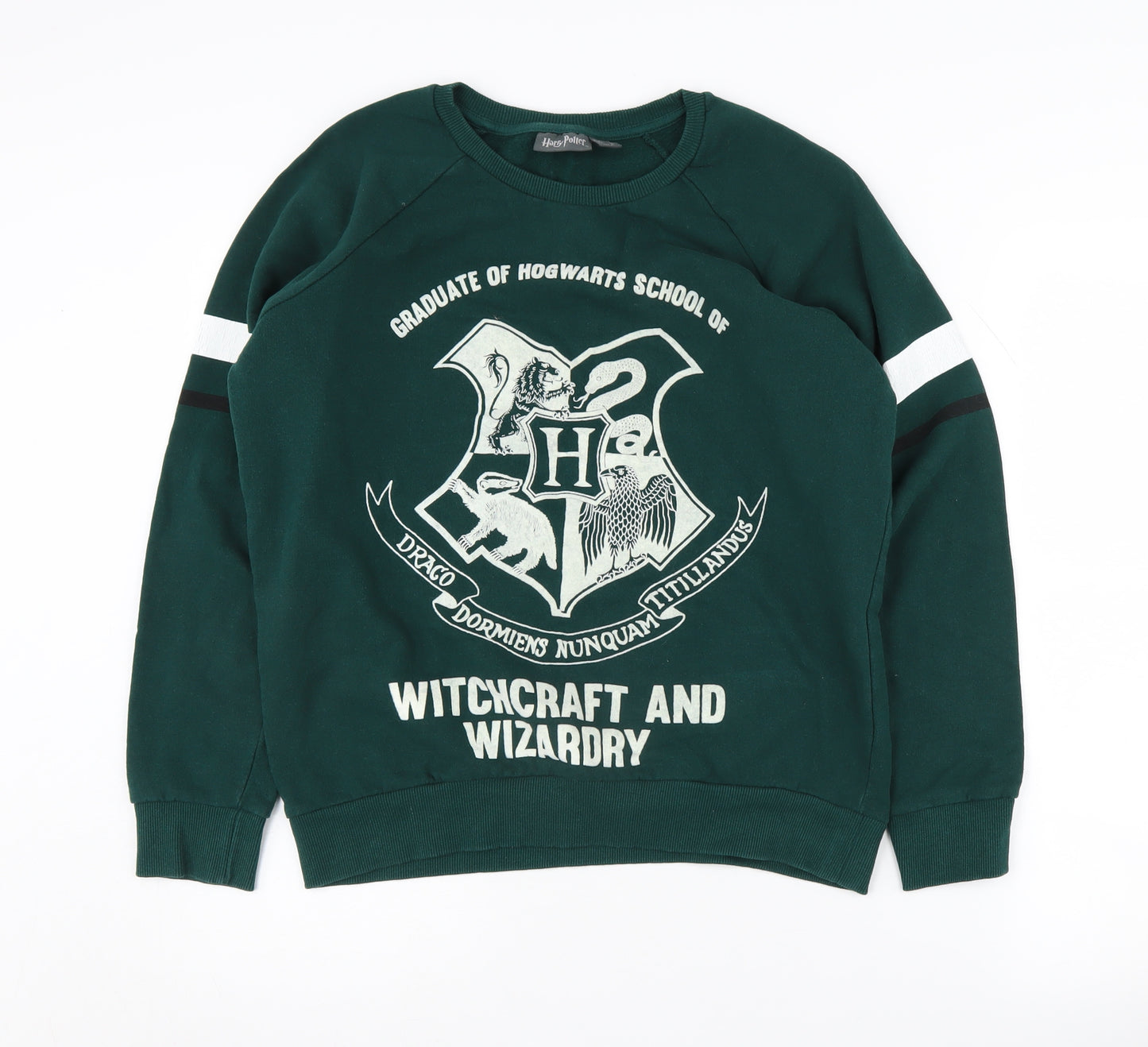 Harry Potter Women's Green Pullover Sweatshirt, Size 14