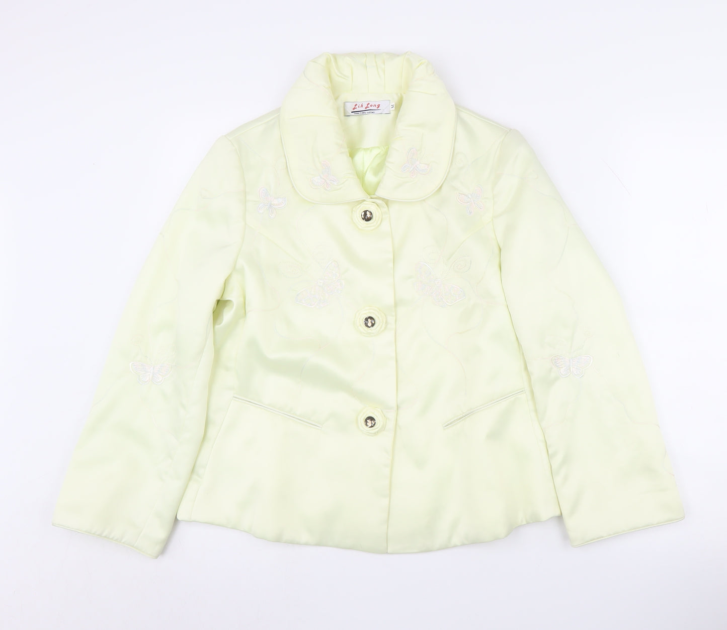 Lih Long Women's Yellow Suit Jacket M
