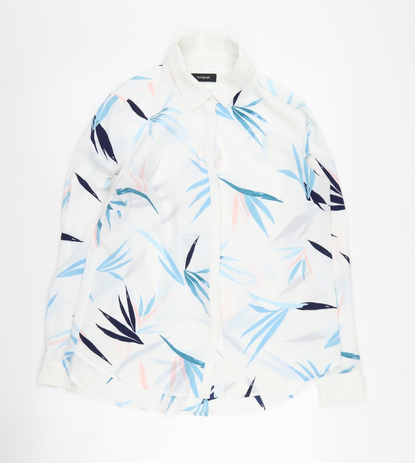Marks and Spencer Women's Floral Button-Up Shirt UK 12