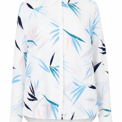 Marks and Spencer Women's Floral Button-Up Shirt UK 12