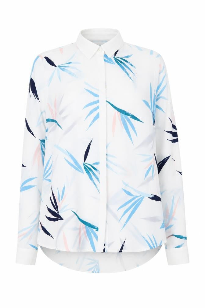 Marks and Spencer Women's Floral Button-Up Shirt UK 12