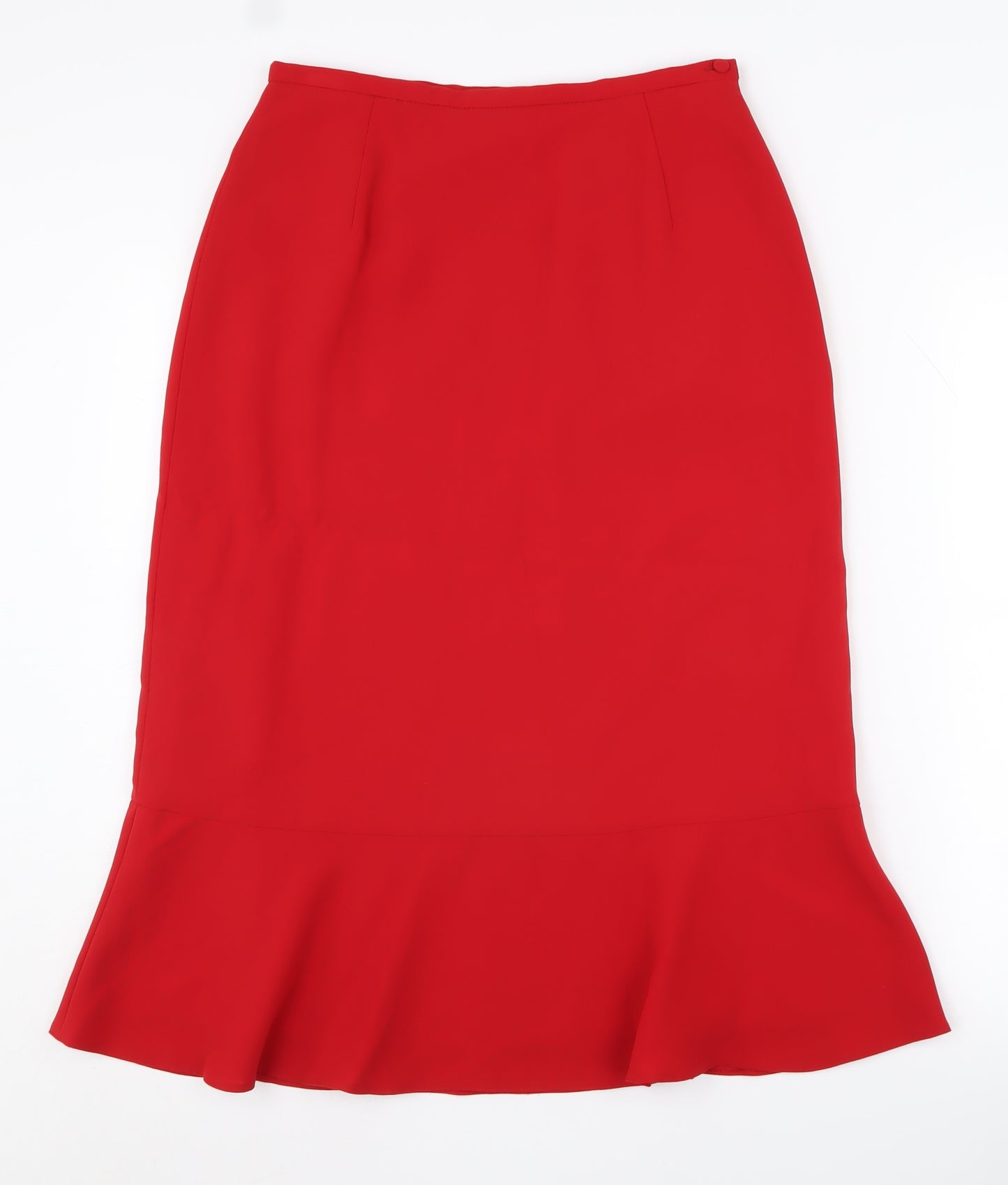 Jacques Vert Women's Red Trumpet Skirt Size 10