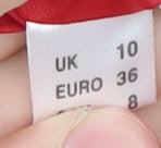 Jacques Vert Women's Red Trumpet Skirt Size 10