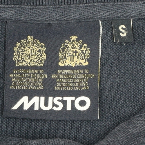 Musto Men’s Blue Polo Shirt Size S Smart Casual