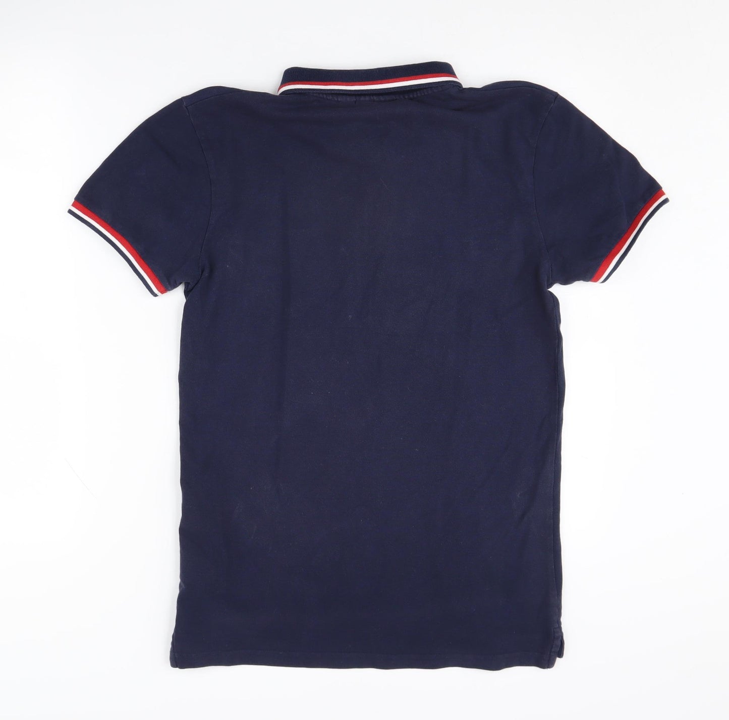 Fila Men's Blue Polo Shirt Size S Short Sleeve Logo